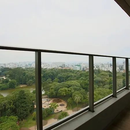 Apto Frente Parque Com Vista E Piscina Porto Alegre Exterior photo